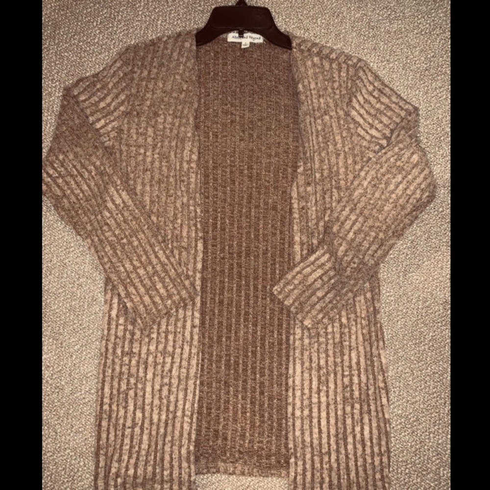 Cozy nude cardigan